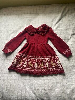 Max Studio baby girls knit dress Size 24 months